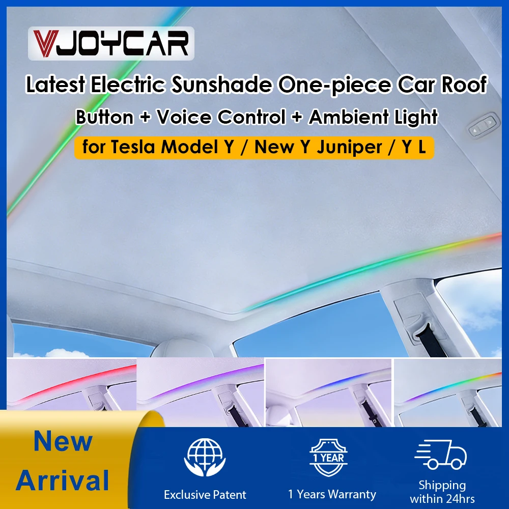 Новая электрическая солнцезащитная шторка Y Juniper Model YL для Tesla Model Y, цельная, для крыши автомобиля, летняя защита от ультрафиолета, выдвижной солнцезащитный козырек
Новая электрическая солнцезащитная шторка Y Juniper Model YL для Tesla Model Y, цельная, для крыши автомобиля, летняя защита от ультрафиолета, выдвижной солнцезащитный козырек