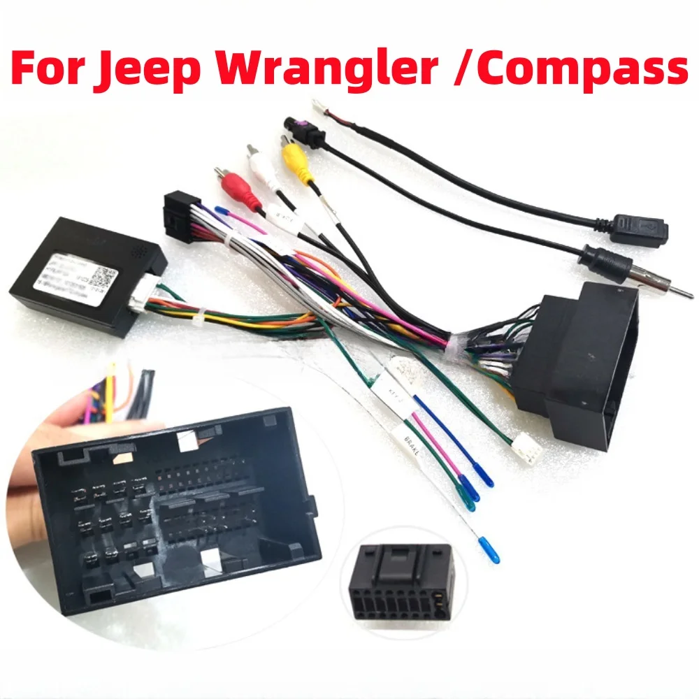 Canbus Box For Jeep Wrangler / Cherokee/Compass/Commander/Renegade 16 Pin Wiring Power Cables Android Car Stereo 2 Din GPS Radio
Canbus Box For Jeep Wrangler / Cherokee/Compass/Commander/Renegade 16 Pin Wiring Power Cables Android Car Stereo 2 Din GPS Radio