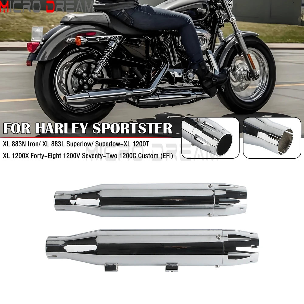 For Harley Sportster XL 883 Iron SuperLow XL1200 XL 1200 X48 V72 2014-2016 Motorcycle Exhaust Pipes Chrome Exhaust Muffler Tube
For Harley Sportster XL 883 Iron SuperLow XL1200 XL 1200 X48 V72 2014-2016 Motorcycle Exhaust Pipes Chrome Exhaust Muffler Tube