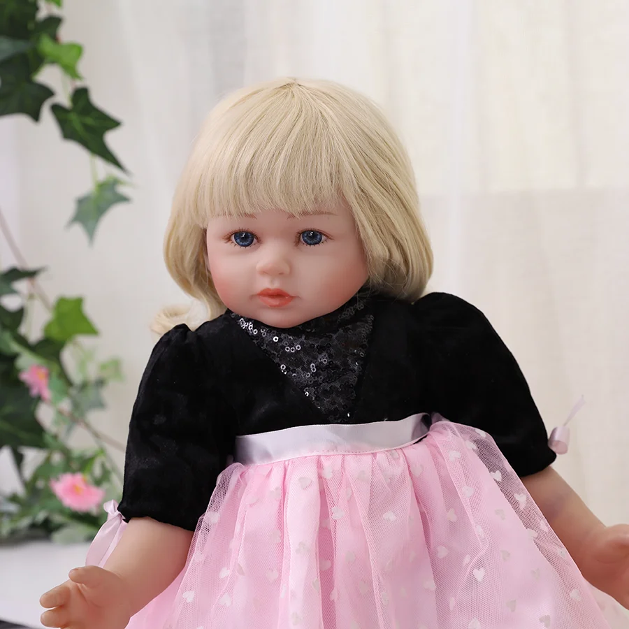 20 inch lifelike reborn doll with realistic texture and handmade vinyl weighted fabric, suitable for high-end painted gift sets for children aged 3 and above
20 inch lifelike reborn doll with realistic texture and handmade vinyl weighted fabric, suitable for high-end painted gift sets for children aged 3 and above