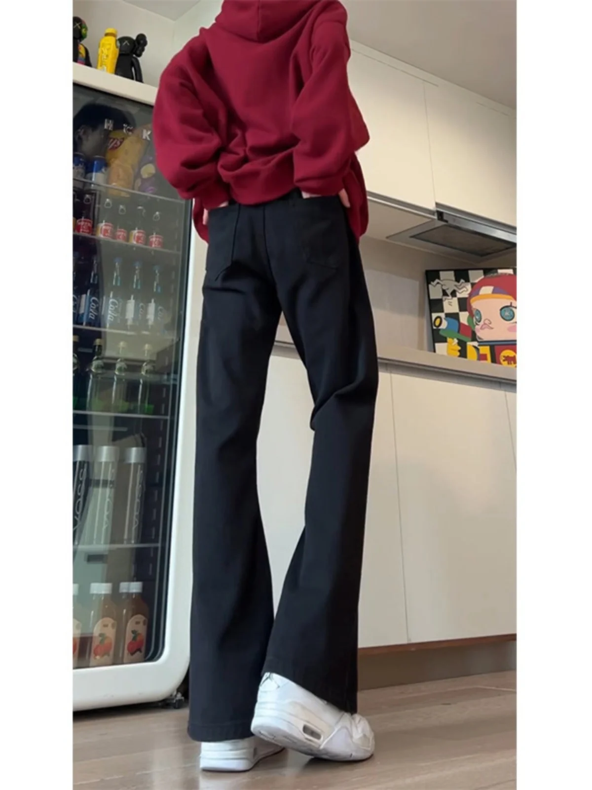 Мужские джинсы Slim Fit прямого кроя, черные, в стиле High Street, Cleanfit, утягивающие, длинные брюки, весна-осень, повседневные джинсы-клеш
Мужские джинсы Slim Fit прямого кроя, черные, в стиле High Street, Cleanfit, утягивающие, длинные брюки, весна-осень, повседневные джинсы-клеш