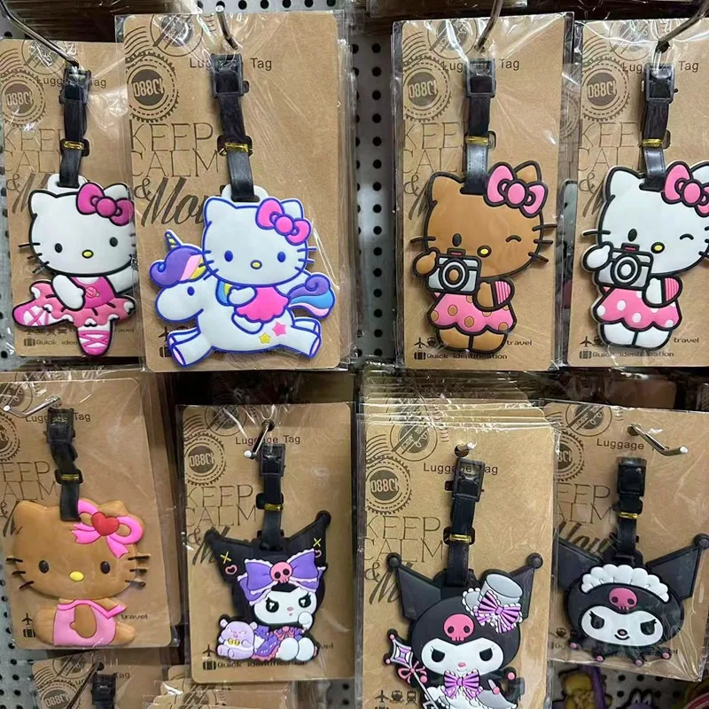 Cartoon Anime Cute Hellokittys New Sanrios Travel Luggage Card Hangyodon Kuromi Silicone Student School Bag Tag Pendant Gifts
Cartoon Anime Cute Hellokittys New Sanrios Travel Luggage Card Hangyodon Kuromi Silicone Student School Bag Tag Pendant Gifts