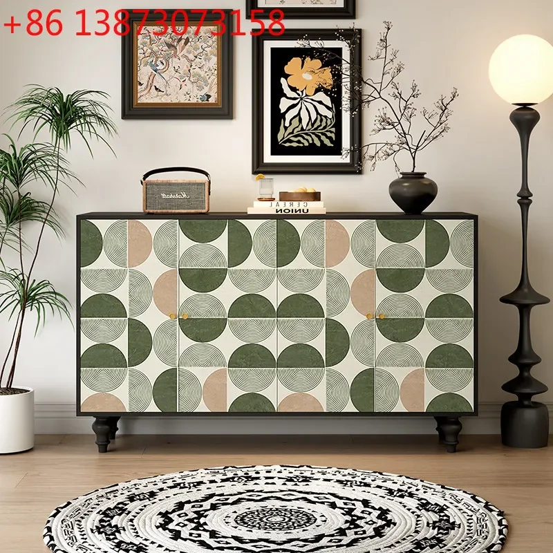 Solid wood French abstract art painting custom living room B & B locker
Solid wood French abstract art painting custom living room B & B locker