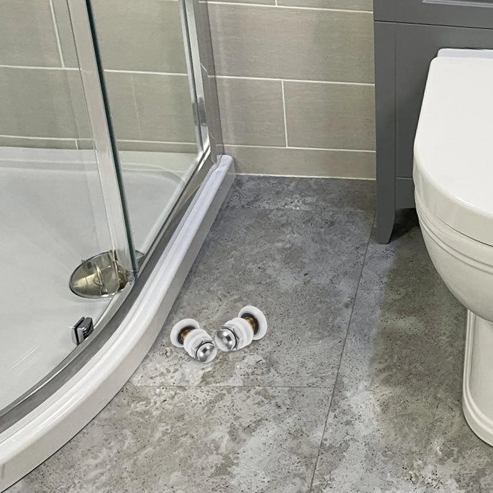 Heavy-Duty Vintage-Style Shower Door Rollers Universal Replacement for Glass Sliding Shower Doors Bathroom Rv Enclosures Sliding
Heavy-Duty Vintage-Style Shower Door Rollers Universal Replacement for Glass Sliding Shower Doors Bathroom Rv Enclosures Sliding