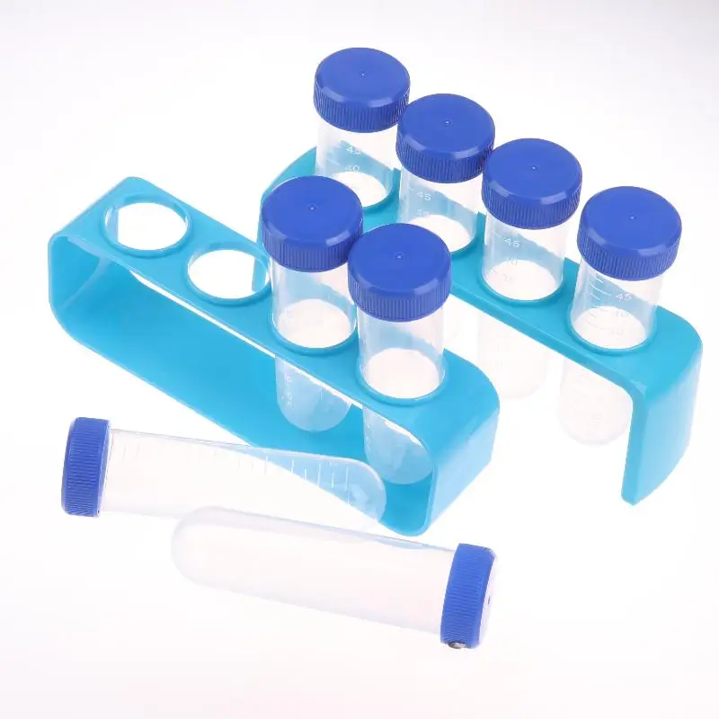 New 4Pcs Clear 50ml Centrifuge Tubes With Test Tubes Stands Science Kit For School Science Experiment Educational Suppiles
New 4Pcs Clear 50ml Centrifuge Tubes With Test Tubes Stands Science Kit For School Science Experiment Educational Suppiles