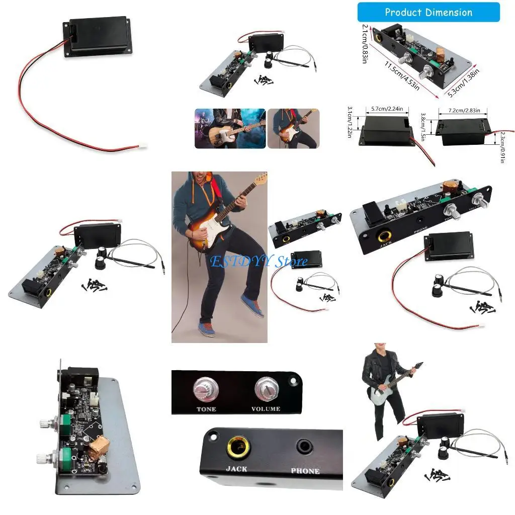 G6DE Guitar Pickup Preamp Pickup Balanced Sensing Piezo
G6DE Guitar Pickup Preamp Pickup Balanced Sensing Piezo