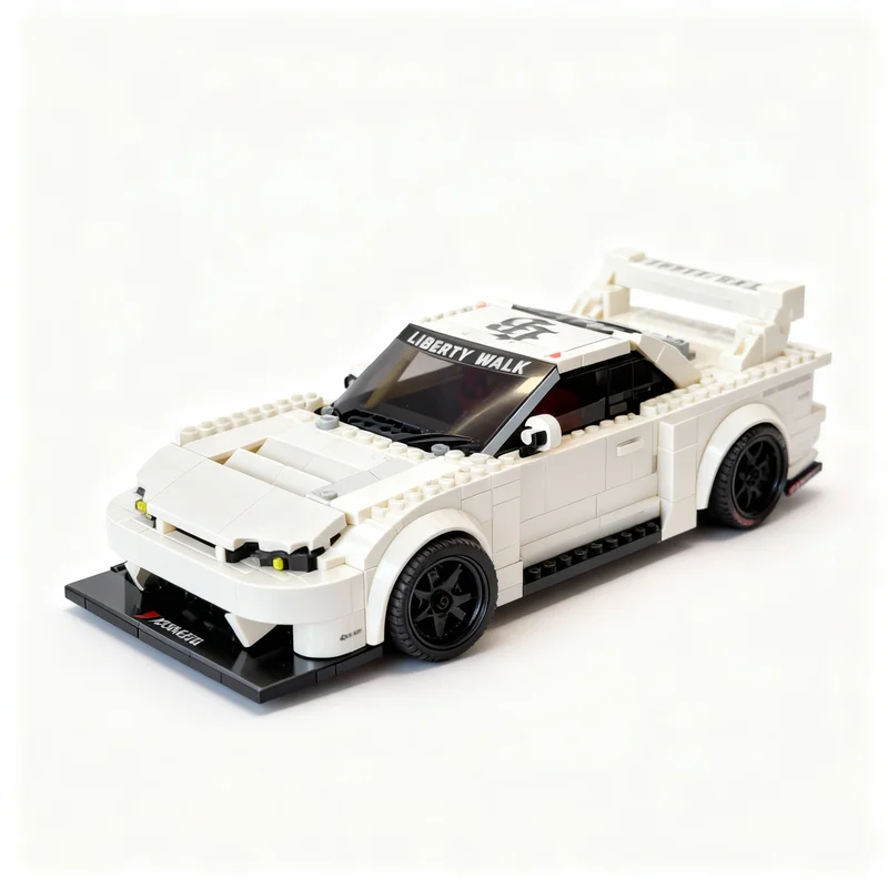 452PCS MOC City Champions Super Car Nissan S15 Silvia Lb Silhouete Athlete Model Technology DIY Assembly Building Blocks Gift
452PCS MOC City Champions Super Car Nissan S15 Silvia Lb Silhouete Athlete Model Technology DIY Assembly Building Blocks Gift
