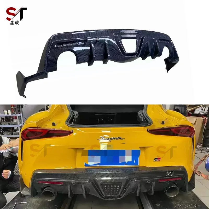 Подходит для Toyota Supra A90 A91, задняя губа из углеродного волокна Bull Demon, диффузор заднего бампера, аксессуары для модернизации
Подходит для Toyota Supra A90 A91, задняя губа из углеродного волокна Bull Demon, диффузор заднего бампера, аксессуары для модернизации