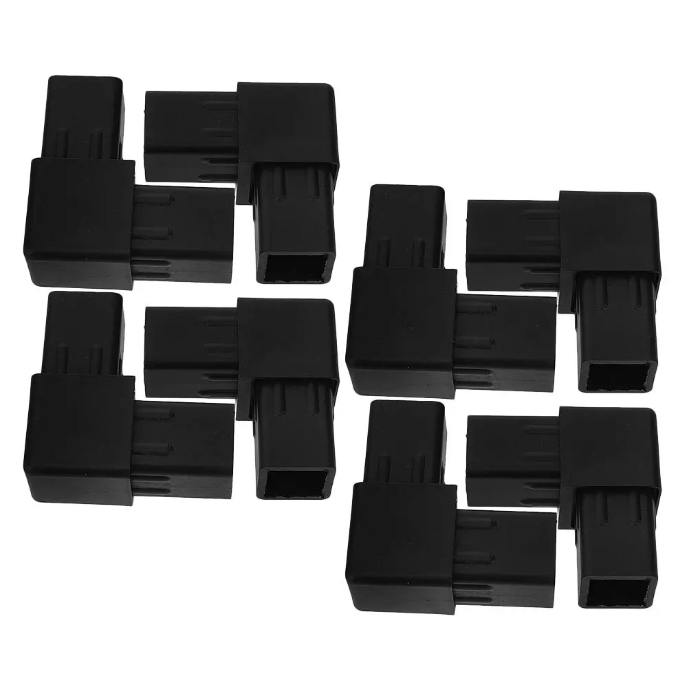 8Pcs Square Tubing Connectors Durable Plastic 2 Way Joint for Ac Frames Fencing Rails Black Square Tube Fittings
8Pcs Square Tubing Connectors Durable Plastic 2 Way Joint for Ac Frames Fencing Rails Black Square Tube Fittings