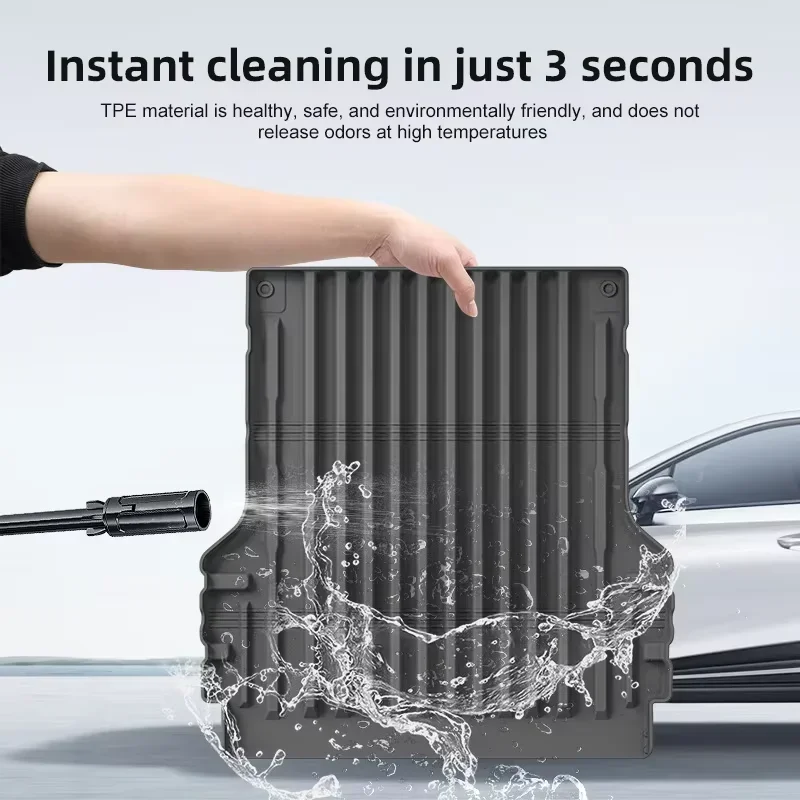 BYD SHARK Trunk Mat with Full TPE Material All Weather Waterproof Anti-Slip Protection Function Mat Accessories For 2024 Model
BYD SHARK Trunk Mat with Full TPE Material All Weather Waterproof Anti-Slip Protection Function Mat Accessories For 2024 Model