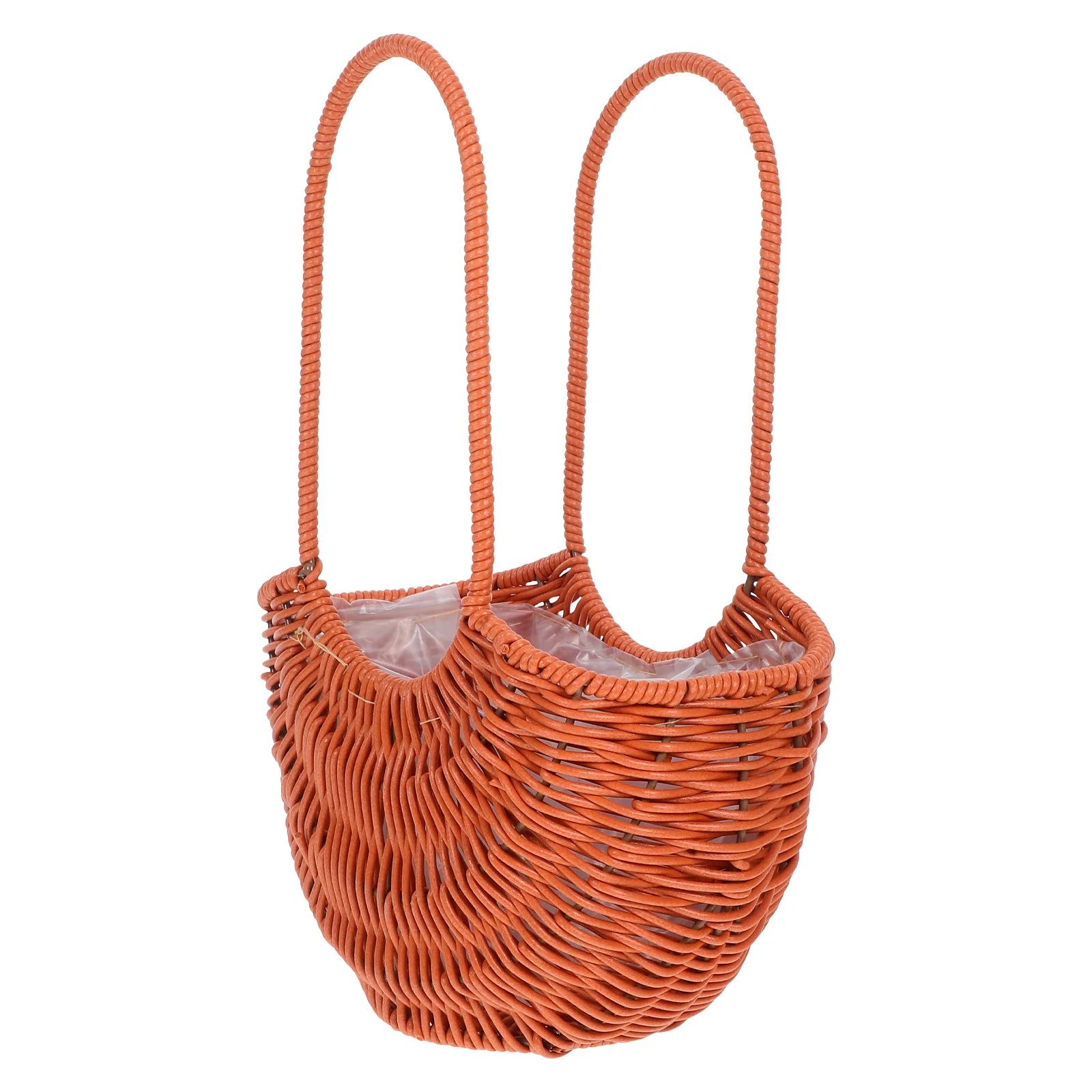 Rustic Handmade Woven Flower Basket With Plastic Liner Imitation Rattan Decorative Planter For Floral Arrangement Indoor Outdoor
Rustic Handmade Woven Flower Basket With Plastic Liner Imitation Rattan Decorative Planter For Floral Arrangement Indoor Outdoor