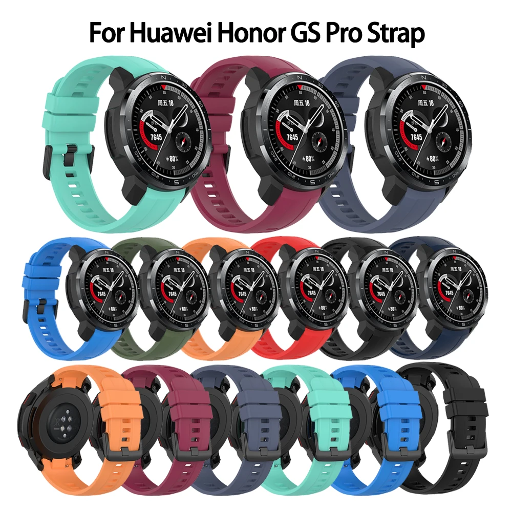 Ремешок силиконовый для Huawei Honor GS Pro Band, сменный спортивный браслет для наручных часов, аксессуары для часов Honor GS Pro, 22 мм
Ремешок силиконовый для Huawei Honor GS Pro Band, сменный спортивный браслет для наручных часов, аксессуары для часов Honor GS Pro, 22 мм