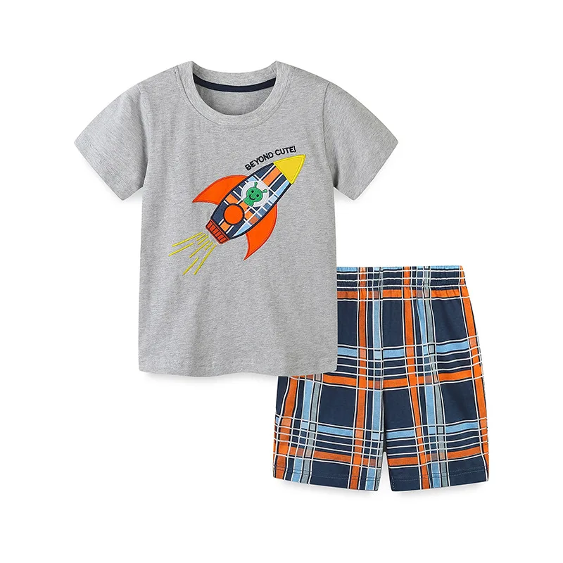 24Children's Clothing Wholesale Summer Boys' Suit Knitted Cotton Children round Neck Shorts Two-Piece Suit SupplyAosd
24Children's Clothing Wholesale Summer Boys' Suit Knitted Cotton Children round Neck Shorts Two-Piece Suit SupplyAosd
