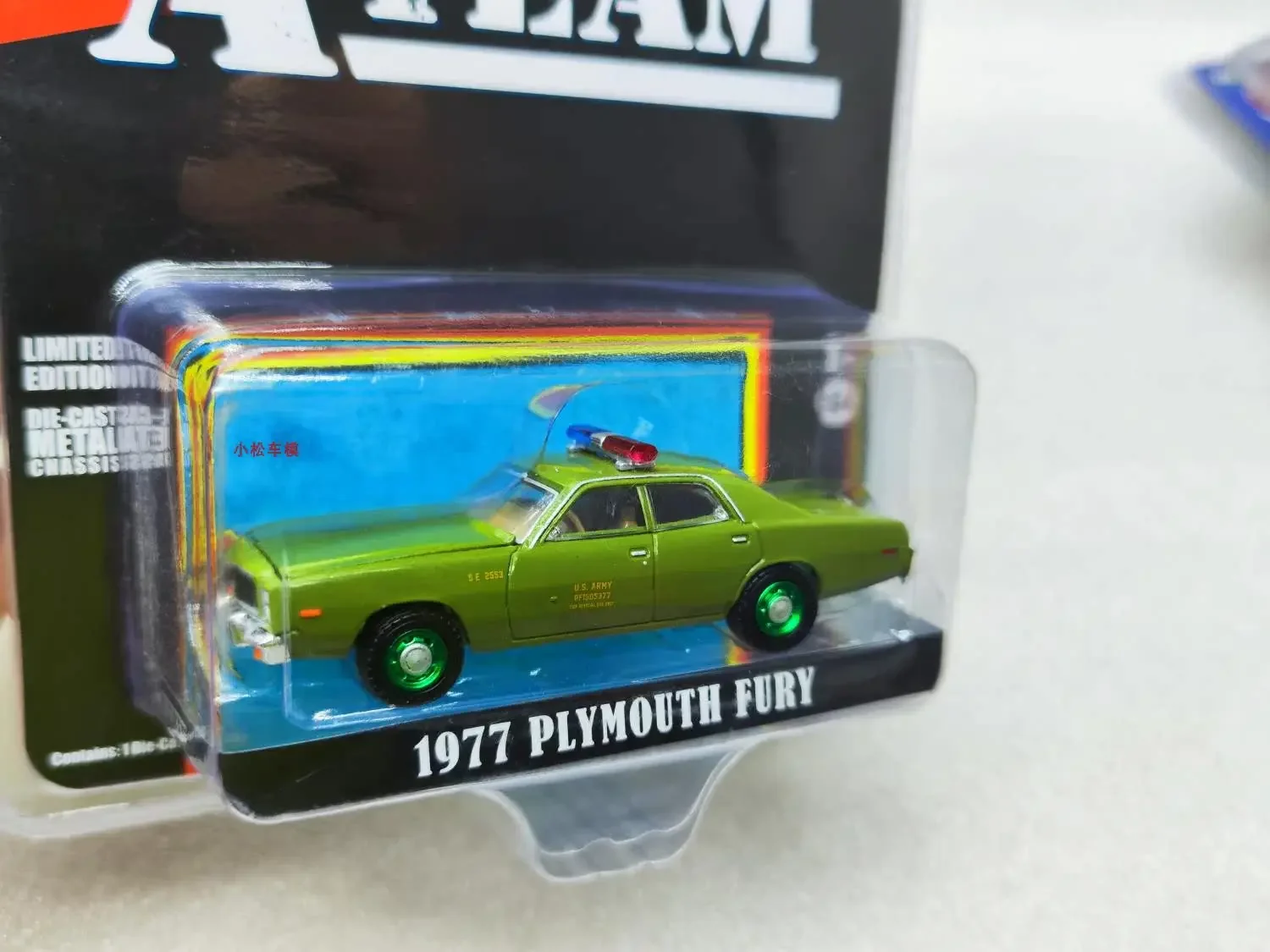 GreenLight 1:64 1977 Plymouth Fury, полицейская машина армии США, модель автомобиля из сплава, литой мини-автомобиль, детская игрушка в подарок
GreenLight 1:64 1977 Plymouth Fury, полицейская машина армии США, модель автомобиля из сплава, литой мини-автомобиль, детская игрушка в подарок
