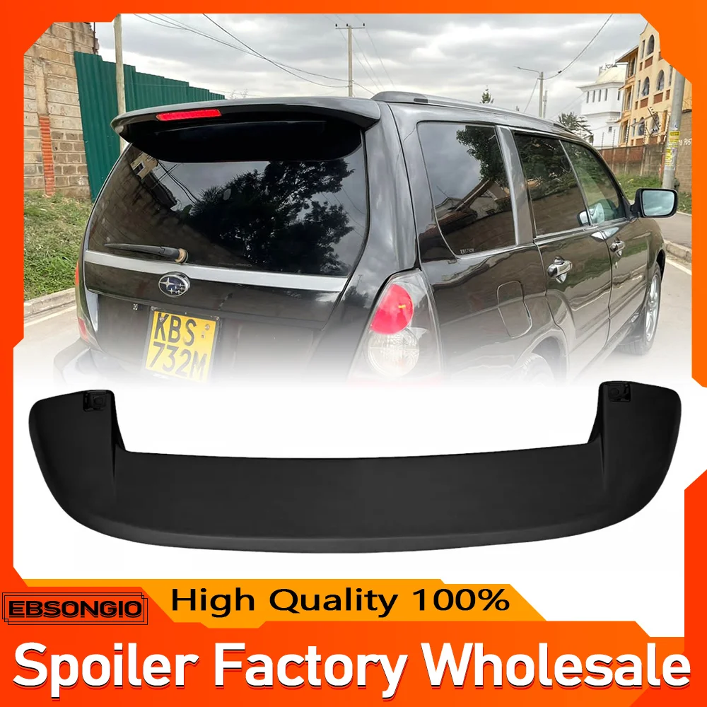 Для Subaru Forester SG верхний спойлер 2004-2007 с стоп-сигналом, задний спойлер на крышу, крыло, высококачественное крыло из АБС-пластика, заводской стиль
Для Subaru Forester SG верхний спойлер 2004-2007 с стоп-сигналом, задний спойлер на крышу, крыло, высококачественное крыло из АБС-пластика, заводской стиль