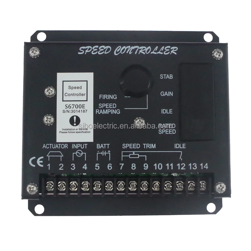 S6700E Generator Engine Speed Controller Actuator Governor Brushless DC Motor Control Module
S6700E Generator Engine Speed Controller Actuator Governor Brushless DC Motor Control Module