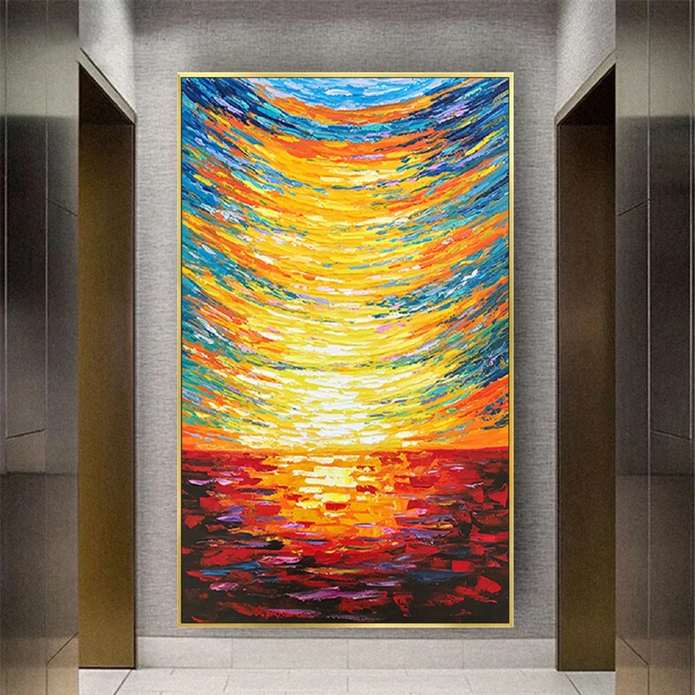 100% Handmade Modern Abstract Oil Painting on canvas Colorful Texture wall Art Pictures For Living Room Decor Wall home Artwork
100% Handmade Modern Abstract Oil Painting on canvas Colorful Texture wall Art Pictures For Living Room Decor Wall home Artwork