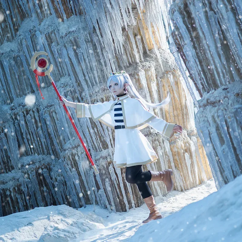 Sky06 HOLOUN Frieren Beyond Journey's End Anime Frieren Cosplay Costume Shawl Cloak Dress Wig Grey Ponytail Rose Net Christ66lU&
Sky06 HOLOUN Frieren Beyond Journey's End Anime Frieren Cosplay Costume Shawl Cloak Dress Wig Grey Ponytail Rose Net Christ66lU&