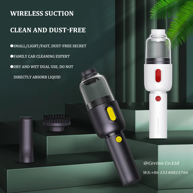 Car dust collector wireless vacuum cleaner household handheld vacuum cleaner mini high power rechargeable
Car dust collector wireless vacuum cleaner household handheld vacuum cleaner mini high power rechargeable
