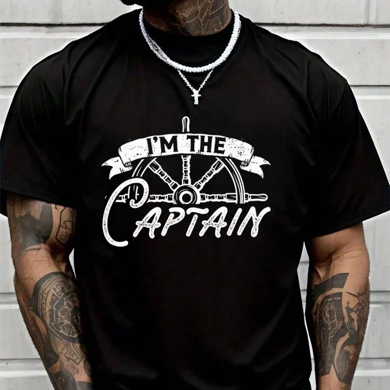Men's And Women's T-shirt I Am The Sailor Captain Summer New Tee Short-sleeved Spring Autumn MotoTop
Men's And Women's T-shirt I Am The Sailor Captain Summer New Tee Short-sleeved Spring Autumn MotoTop