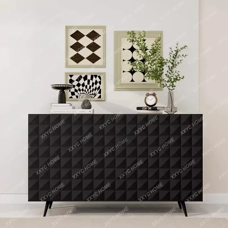 Simple modern paint dining side cabinet minimalist entrance entrance storage model room design decoration
Simple modern paint dining side cabinet minimalist entrance entrance storage model room design decoration