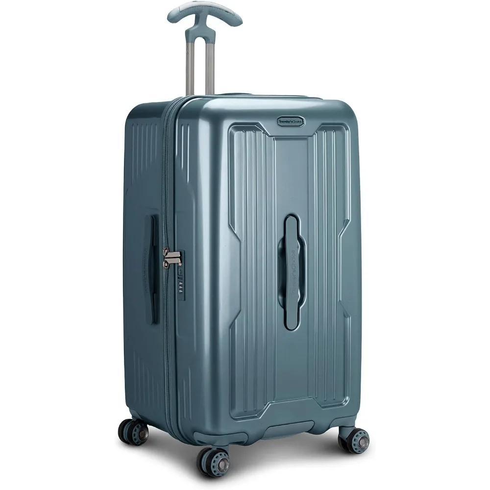 Traveler's Choice Ultimax II 26 Medium Trunk Spinner Luggage, Tie Down Straps, Teal, Checked Inch
Traveler's Choice Ultimax II 26 Medium Trunk Spinner Luggage, Tie Down Straps, Teal, Checked Inch