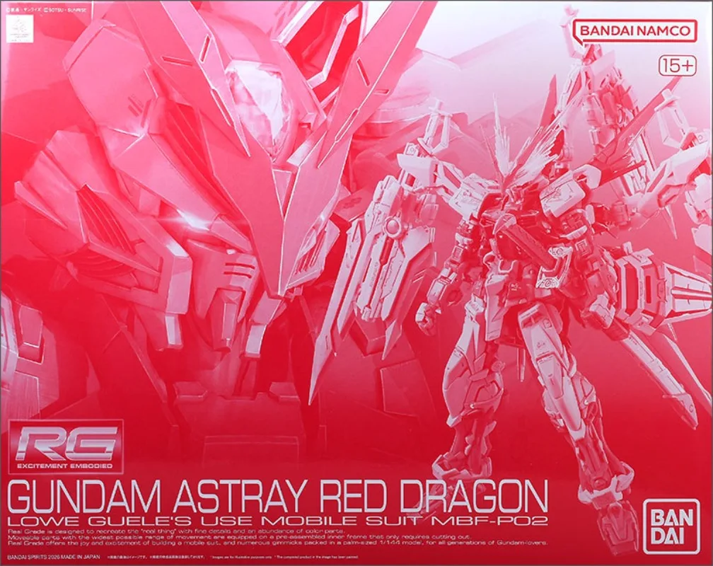 Bandai Premium Bandai Limited RG 1/144 MBF-P02 Gundam Astray Red Dragon, Mobile Suit Gundam SEED Assembly Model
Bandai Premium Bandai Limited RG 1/144 MBF-P02 Gundam Astray Red Dragon, Mobile Suit Gundam SEED Assembly Model
