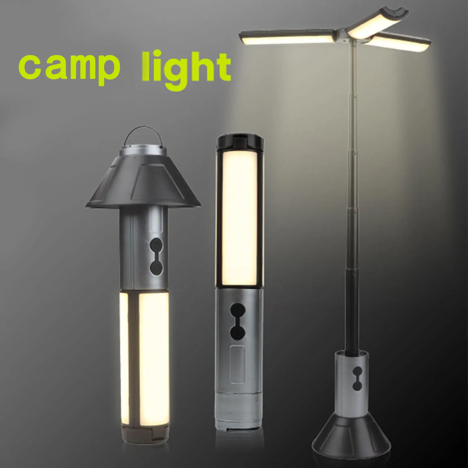 Portable Outdoor Telescopic Zoom Camping Flashlight 2 In1 Rechargeable Folding Camping Light With Stand Base/Hook Emergency Lamp
Portable Outdoor Telescopic Zoom Camping Flashlight 2 In1 Rechargeable Folding Camping Light With Stand Base/Hook Emergency Lamp