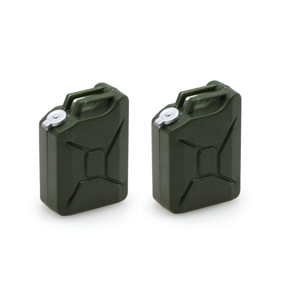 2Pcs Mini Simulation Fuel Tank Decoration Tools for 1/8 1/10 RC Crawler Car Axial SCX10 TRX4 D90,Green
2Pcs Mini Simulation Fuel Tank Decoration Tools for 1/8 1/10 RC Crawler Car Axial SCX10 TRX4 D90,Green