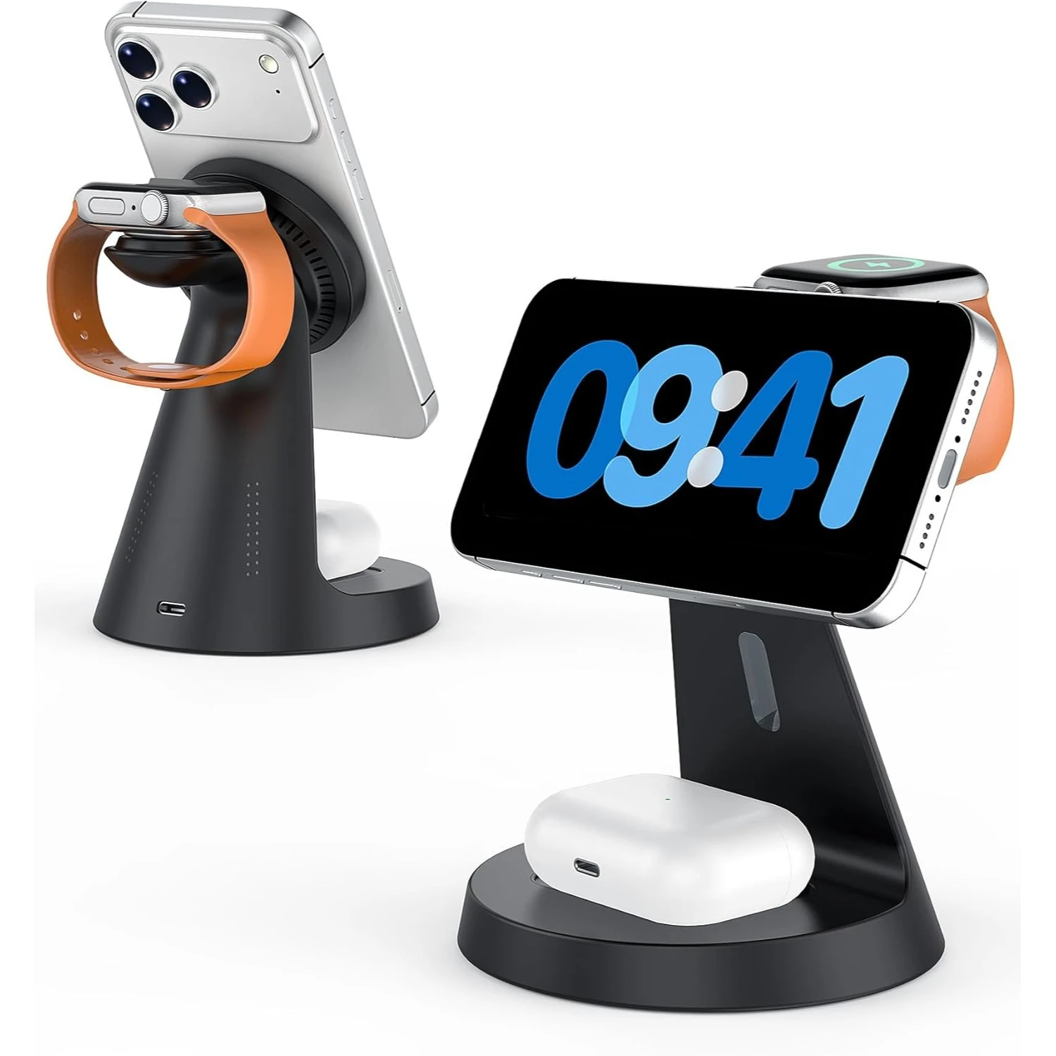 3-in-1 Magnetic Wireless Charger Travel Dock For Magsafe iPhone 17 16 15 14 13 12 Apple Watch 11-2 Airpods Pro 3/2 Fast Charging
3-in-1 Magnetic Wireless Charger Travel Dock For Magsafe iPhone 17 16 15 14 13 12 Apple Watch 11-2 Airpods Pro 3/2 Fast Charging