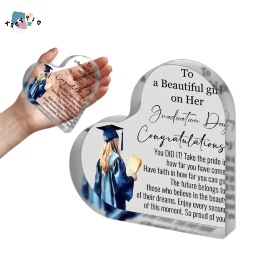 Creative Graduation Gifts Acrylic Transparent Inspirational Gifts Home Decorations Heart Shaped Desktop Decorations for Her
Creative Graduation Gifts Acrylic Transparent Inspirational Gifts Home Decorations Heart Shaped Desktop Decorations for Her