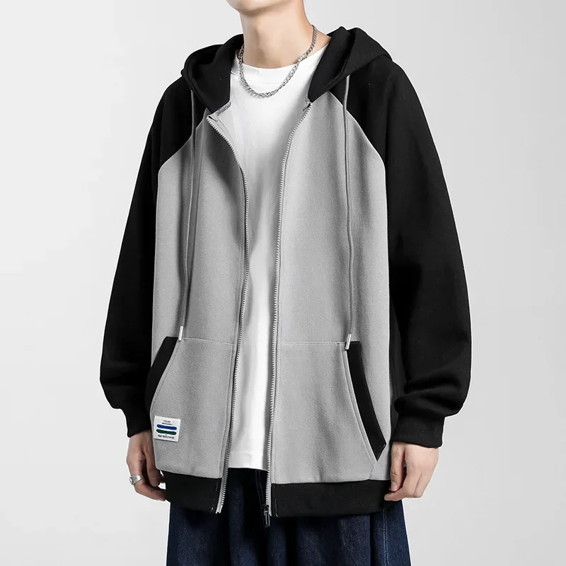 Men Hoodies Jackets Zip Up Long Sleeve Coats Spring Autumn Casual Loose Sweatshirt Vintage Streetwear Male Patchwork Outerwear
Men Hoodies Jackets Zip Up Long Sleeve Coats Spring Autumn Casual Loose Sweatshirt Vintage Streetwear Male Patchwork Outerwear