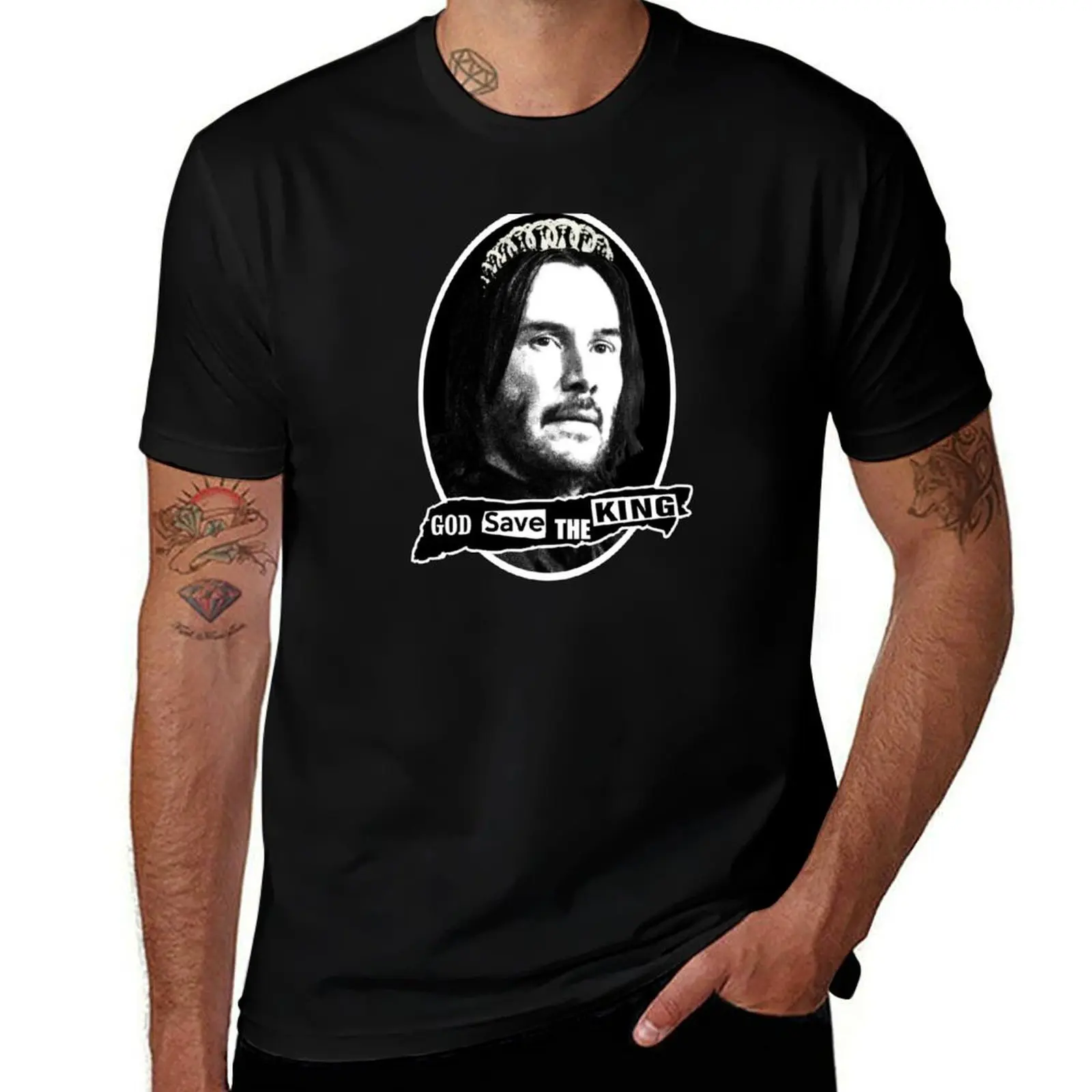 God save the king Reeves T-Shirt t shirts for man pack white anime t shirts oversize T-Shirt
God save the king Reeves T-Shirt t shirts for man pack white anime t shirts oversize T-Shirt