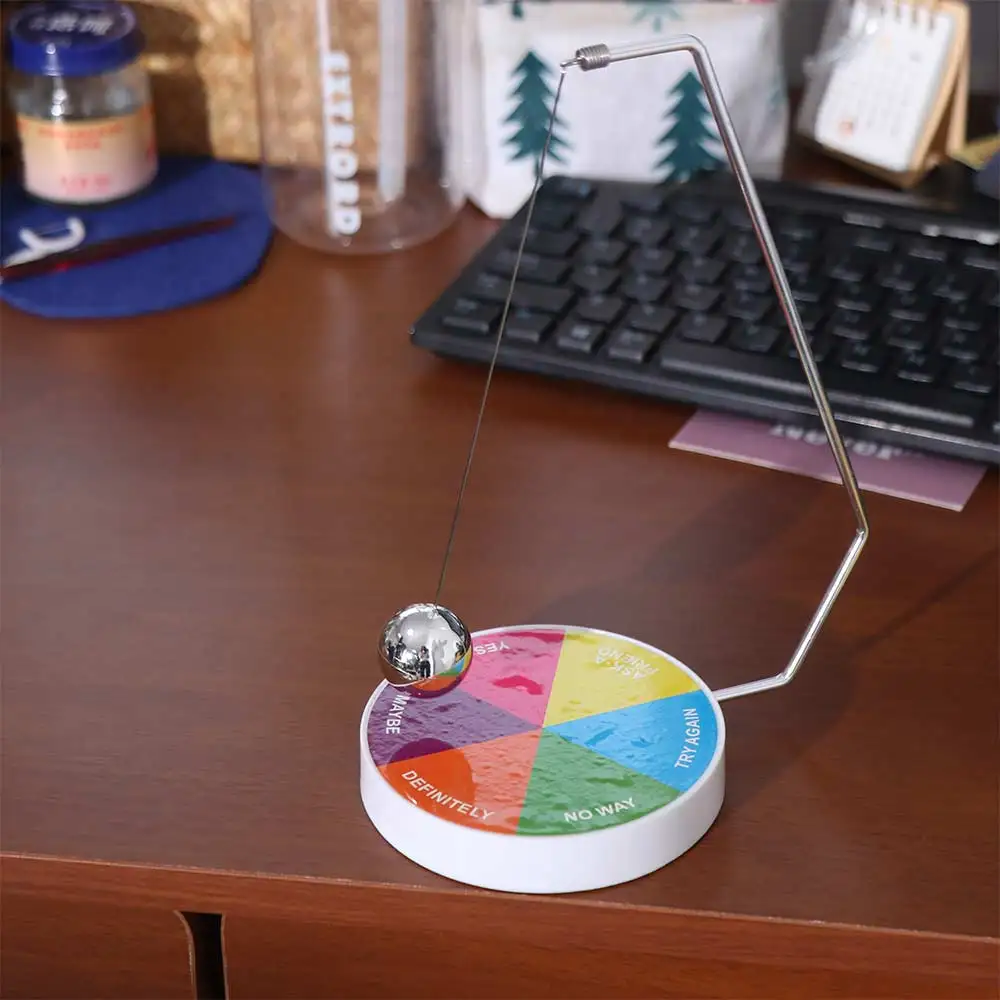 Pendulum Selector Magnetic Decision Maker Decoration Gift Dynamic Desk Lucky Decision Ball Home Decor Swing Ball
Pendulum Selector Magnetic Decision Maker Decoration Gift Dynamic Desk Lucky Decision Ball Home Decor Swing Ball