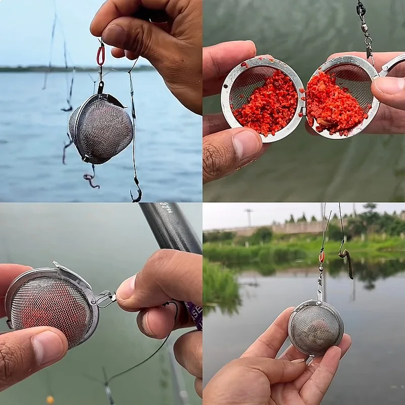 5pc Durable Bait Cage for Effortless Fishing - Perfect for Holding Lures and Feeding Fish
5pc Durable Bait Cage for Effortless Fishing - Perfect for Holding Lures and Feeding Fish