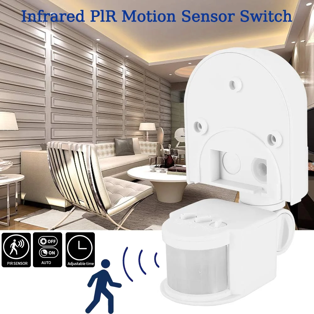 220 В 110 В светодиодный датчик движения автоматический PIR инфракрасный детектор настенное крепление детектор движения переключатель наружного света PIR датчик движения
220 В 110 В светодиодный датчик движения автоматический PIR инфракрасный детектор настенное крепление детектор движения переключатель наружного света PIR датчик движения
