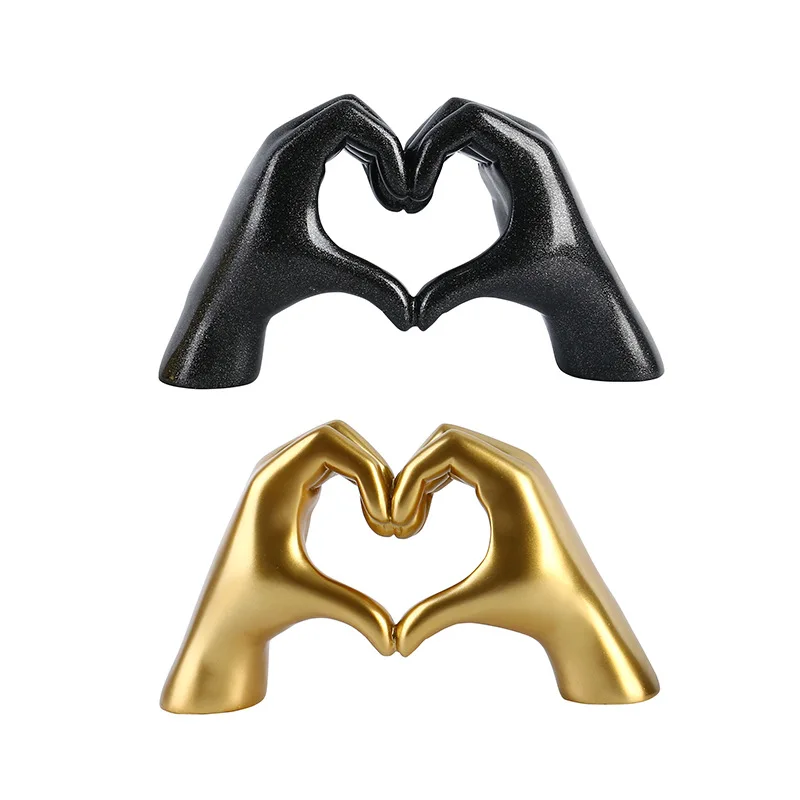 Nordic Heart Gesture Sculpture Resin Abstract Hand Love Statue Figurines Wedding Home Living Room Desktop Ornaments Room Decor
Nordic Heart Gesture Sculpture Resin Abstract Hand Love Statue Figurines Wedding Home Living Room Desktop Ornaments Room Decor