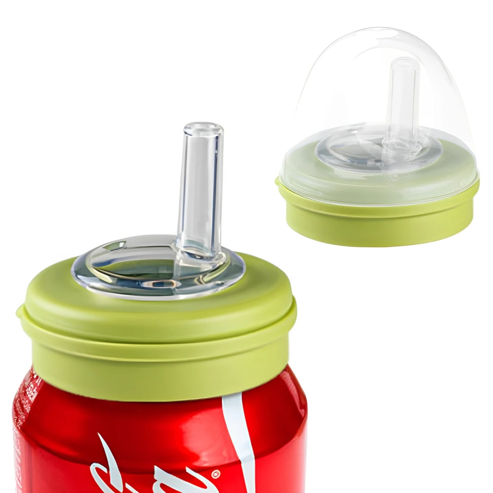 Reusable Portable Soda Can Lid with Silicone Straw Canned Juice Beverages Beer Covers for Picnics Leak-Proof Design
Reusable Portable Soda Can Lid with Silicone Straw Canned Juice Beverages Beer Covers for Picnics Leak-Proof Design 