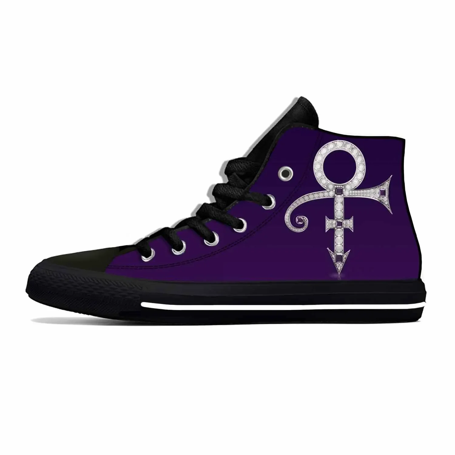 Hot Singer Prince Symbol Rogers Nelson Purple Rain Casual Cloth Shoes High Top Men Women Sneakers High Help Classic Board Shoes
Hot Singer Prince Symbol Rogers Nelson Purple Rain Casual Cloth Shoes High Top Men Women Sneakers High Help Classic Board Shoes