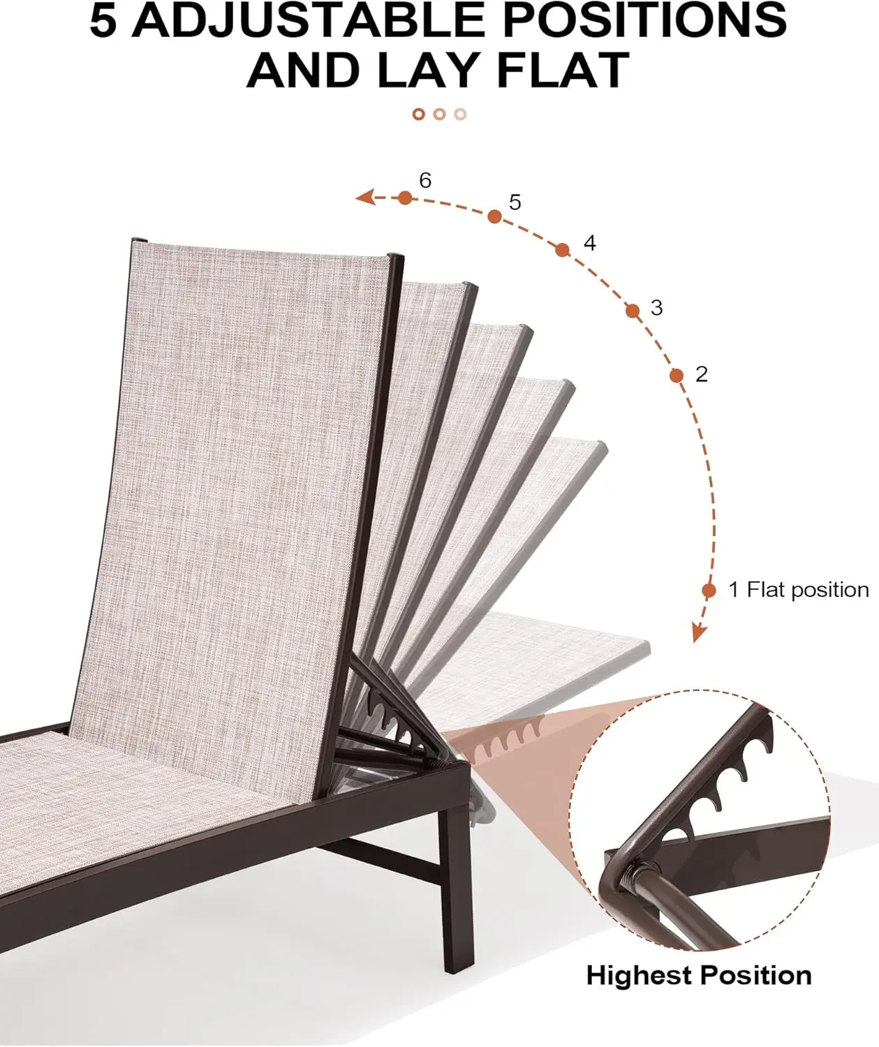 Lounge Chair Outdoor Set of 2, Aluminum Pool Chaise Lounge Chairs, Adjustable Five-Position Tanning Recliner,
Lounge Chair Outdoor Set of 2, Aluminum Pool Chaise Lounge Chairs, Adjustable Five-Position Tanning Recliner,