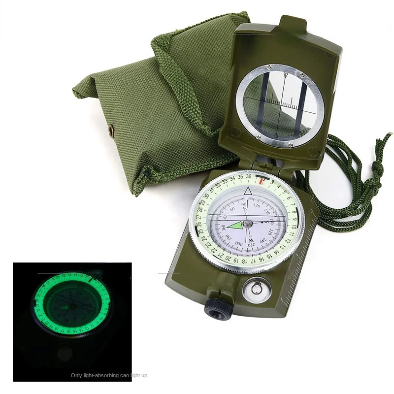 Army Green Needle with Nylon Fanny Pack Aiming Plate Level Luminous a Scale Outdoor Azimuth Instrument
Army Green Needle with Nylon Fanny Pack Aiming Plate Level Luminous a Scale Outdoor Azimuth Instrument