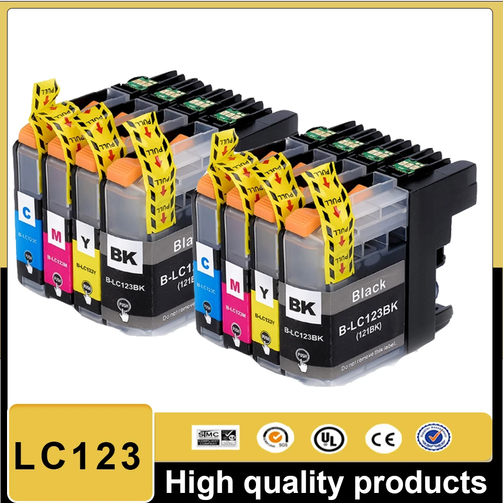LC123 XL Compatible Ink Cartridge For Brother LC123 For MFC J4410DW J4510DW J870DW DCP J4110DW J132W J152W J552DW Printer
LC123 XL Compatible Ink Cartridge For Brother LC123 For MFC J4410DW J4510DW J870DW DCP J4110DW J132W J152W J552DW Printer