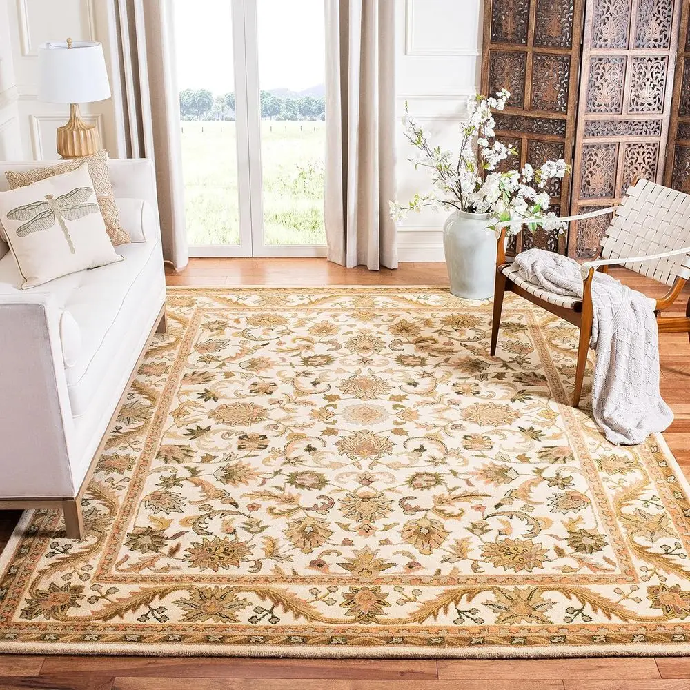 Handwoven Traditional Oriental Wool Rug, 9'6 x 13'6, Gold, Perfect for Living Rooms and Bedrooms, High Traffic Areas
Handwoven Traditional Oriental Wool Rug, 9'6 x 13'6, Gold, Perfect for Living Rooms and Bedrooms, High Traffic Areas