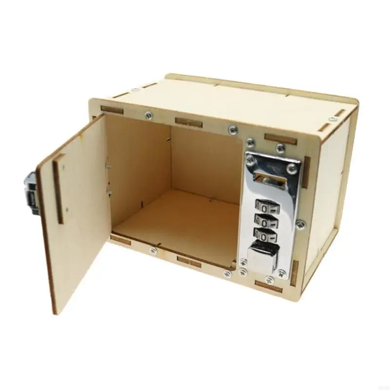 090B Multipurpose Sturdy Wood Password Box Assembly Set for Kids Educational Science Toy and Creative Engineering Game
090B Multipurpose Sturdy Wood Password Box Assembly Set for Kids Educational Science Toy and Creative Engineering Game