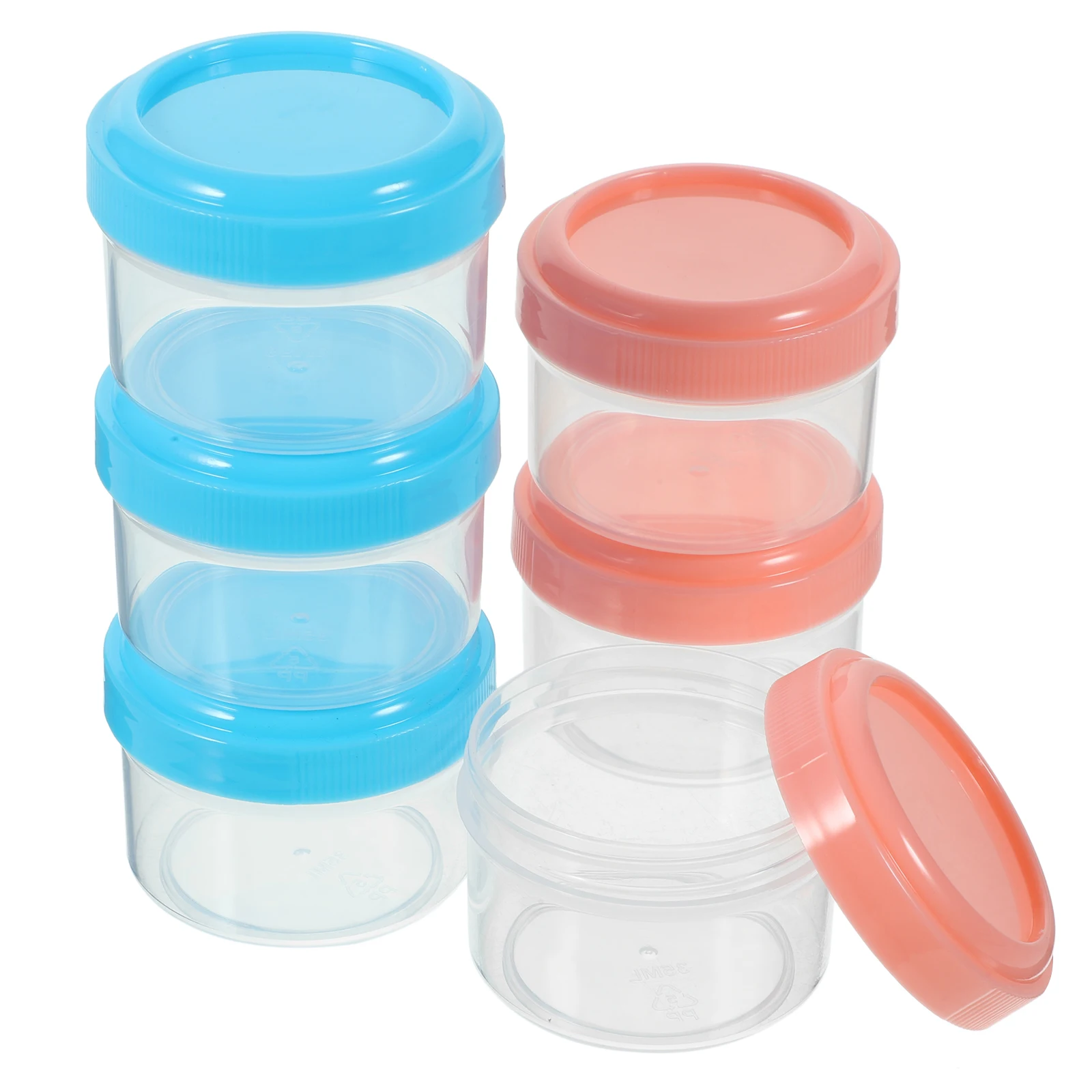 6 Pcs 35ML Mini Transparent Sauce Cups Random Color Portable Salad Dressing Containers Food Storage Lids Home Outdoor Kitchen
6 Pcs 35ML Mini Transparent Sauce Cups Random Color Portable Salad Dressing Containers Food Storage Lids Home Outdoor Kitchen