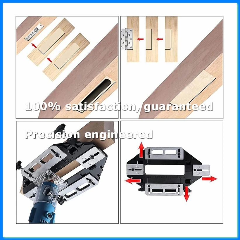 Door Hinge Jig Woodworking Hole Opener Slotting Locator Wooden Door Hinge Hole Guide Door Lock Jig for Door Lock-A23R
Door Hinge Jig Woodworking Hole Opener Slotting Locator Wooden Door Hinge Hole Guide Door Lock Jig for Door Lock-A23R