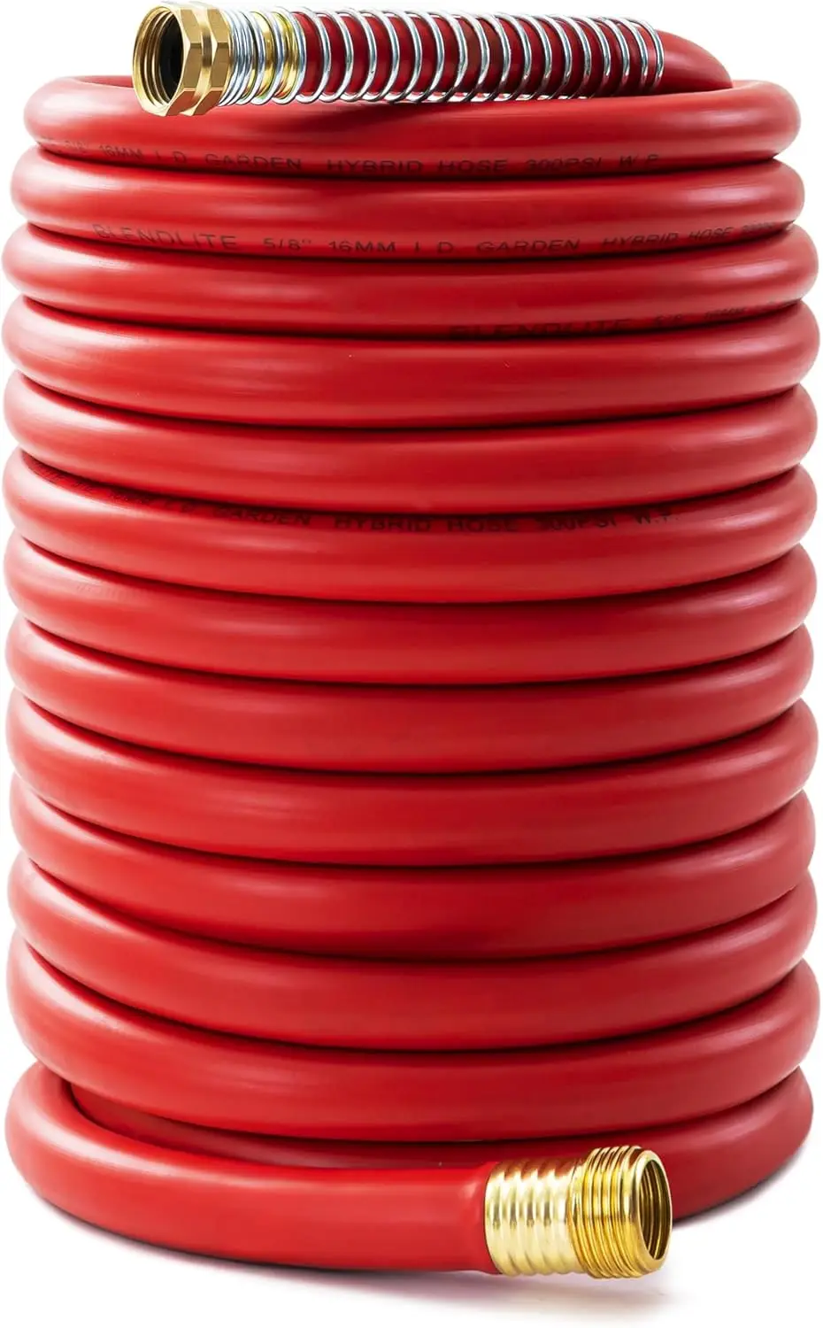 200ft Heavy Duty Garden Hose, 5/8" ID, -40°F to 190°F, 300 PSI Working, 1000 PSI Burst, 3/4" Brass Fittings with Spring Protector
200ft Heavy Duty Garden Hose, 5/8" ID, -40°F to 190°F, 300 PSI Working, 1000 PSI Burst, 3/4" Brass Fittings with Spring Protector