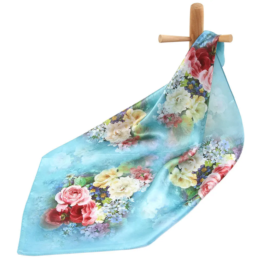 53cm 100% Genuine Silk Square Scarves Elegant Print Customized Summer Luxury Handkerchief Woman Scarf Bandana Gift for Students
53cm 100% Genuine Silk Square Scarves Elegant Print Customized Summer Luxury Handkerchief Woman Scarf Bandana Gift for Students