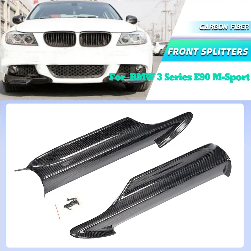 Carbon Fiber Car Front Bumper Splitters for BMW 3 Series E90 M-Sport Sedan 2006-2008 Racing Front Flaps Winglet Spoiler Body Kit
Carbon Fiber Car Front Bumper Splitters for BMW 3 Series E90 M-Sport Sedan 2006-2008 Racing Front Flaps Winglet Spoiler Body Kit