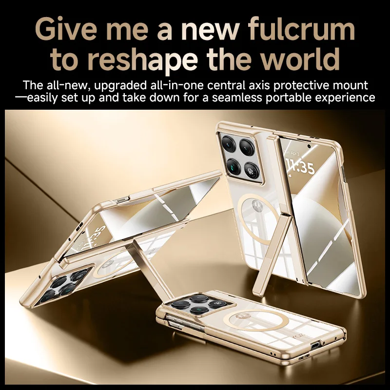 Glossy Electroplated Transparent Plastic Case For Motorola RAZR Fold Kickstand Holder Hinge Cover HD Anti-Spy 9H Glass Protector
Glossy Electroplated Transparent Plastic Case For Motorola RAZR Fold Kickstand Holder Hinge Cover HD Anti-Spy 9H Glass Protector